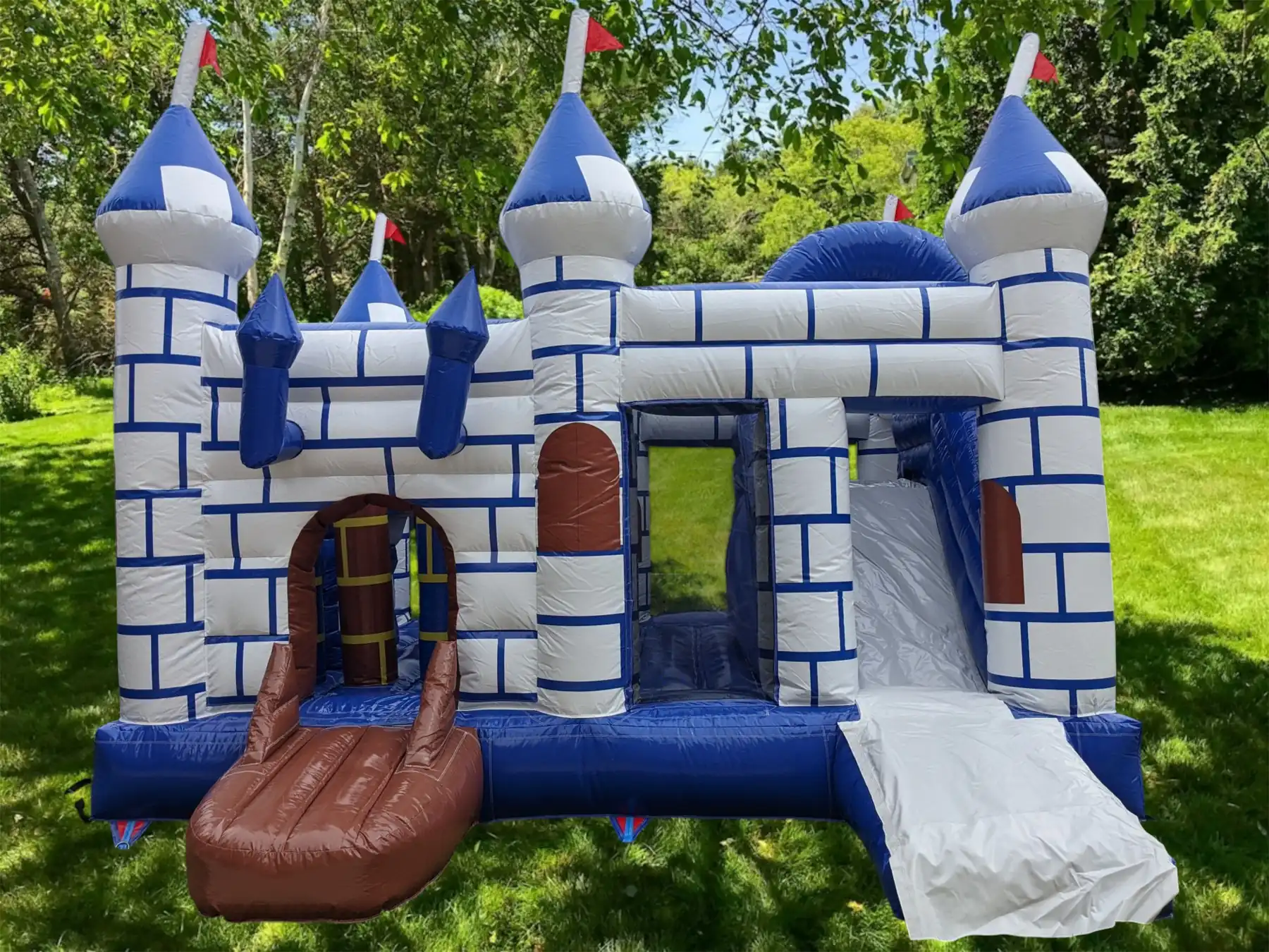 Castle Royal inflatable rental full exterior — The Bouncy Castle King, serving the GTA